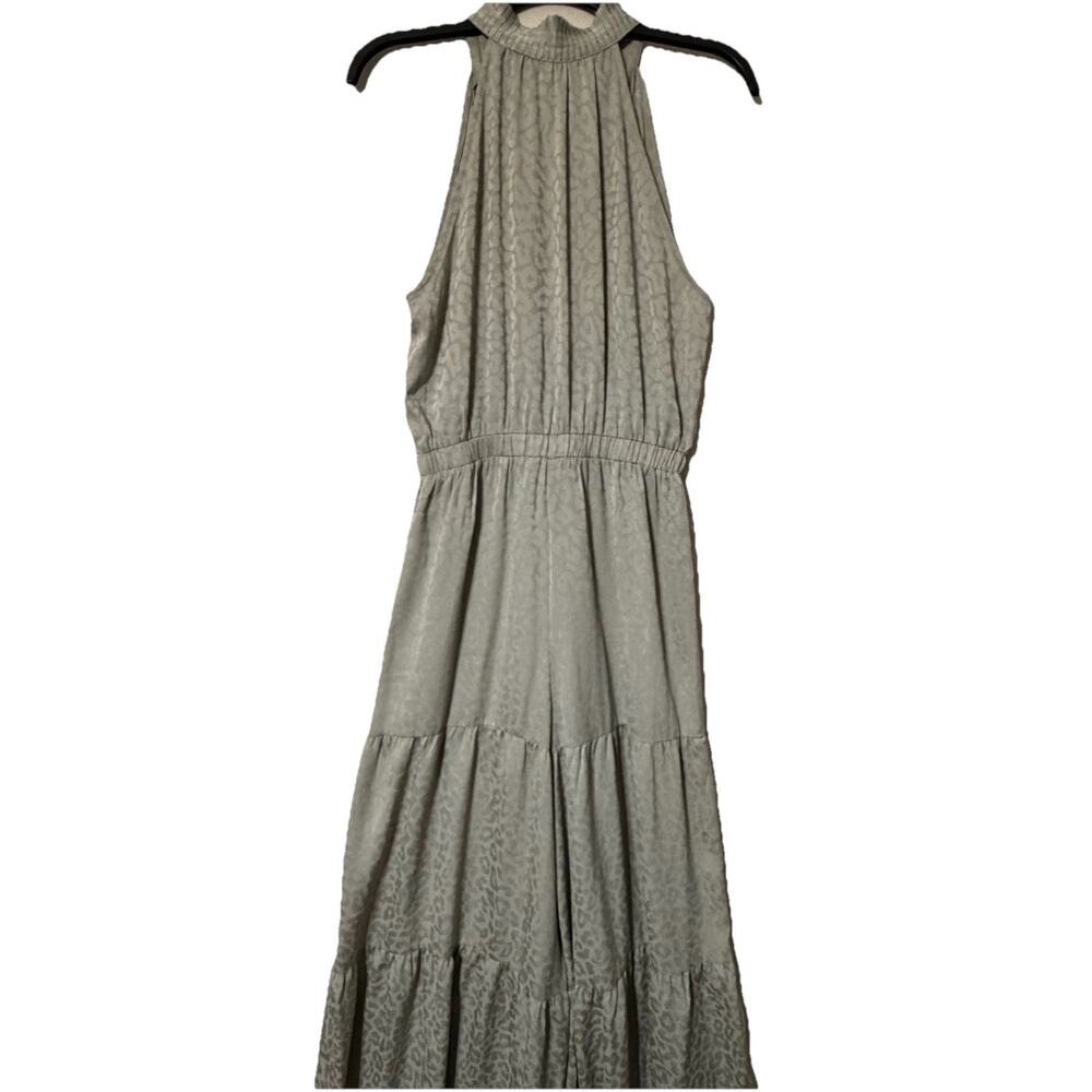 Current Air Anthropologie Jumpsuit S Sage Green Wide Leg Dressy Feminine Resort - Picture 2 of 13